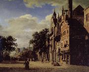 Jan van der Heyden Gothic churches Spain oil painting artist